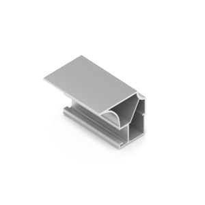 Профиль верт. Flat, Серебро матовое