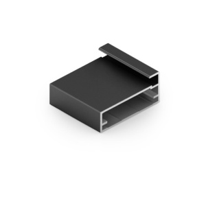 Профиль рамочный 298, L 5800, Чёрный матовый