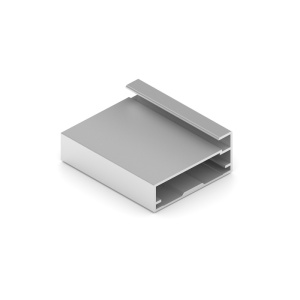 Профиль рамочный 298, L 5800, Серебро матовое