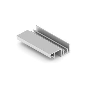 Рамка узкая SLIM, Серебро матовое
